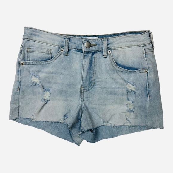 Abound Denim Distressed Shorts Size 28 - Picture 1 of 6